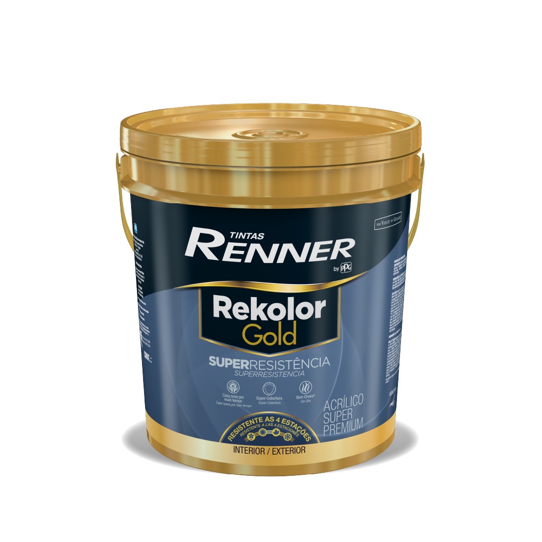 Pintura Latex Super Resistente Renner P Int Y Ext Lts