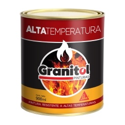 Esmalte Pintura Alta Temperatura Granitol de Sika 900ml