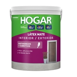 Pintura Latex INCA Hogar +Cubritivo Paredes INT EXT 3,6lts