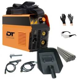 Kit Soldadora Inverter Y Careta 140MMA DT Compact 105A