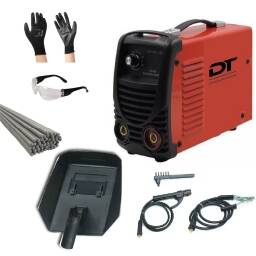 Kit Soldadora Inverter Y Careta MMA 130A DT + Accesorios