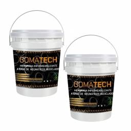 Membrana Liquida Base Neumaticos Reciclados Gomatech 20+20 KG