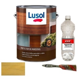 Protector Para Madera Interior Exterior Lusol 4 Lts.