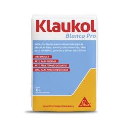 Adhesivo Klaukol Pro Pegamento Impermeable Blanco 30kg 