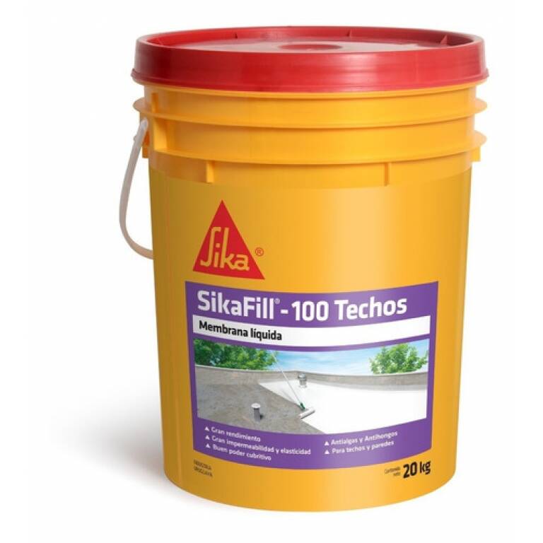 Membrana Lquida Sika Sikafill - 100 Techos 20kg Color Verde 