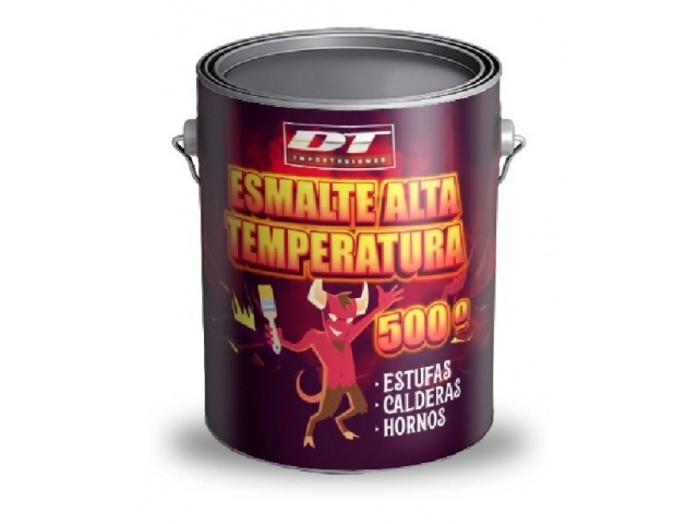 Esmalte Alta Temperatura 500º Calefactor Estufa - 1 Lt