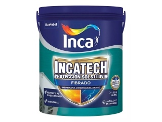 Lata de pintura de Incatech Firbado Impermeabilizante de INCA , similar a Una Membrana Liquida pero mucho más duradera en el tiempo 