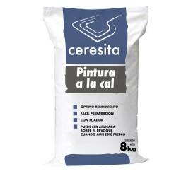 Pintura a la Cal Pintura En Polvo Bolsa 8 Kg Ceresita DT